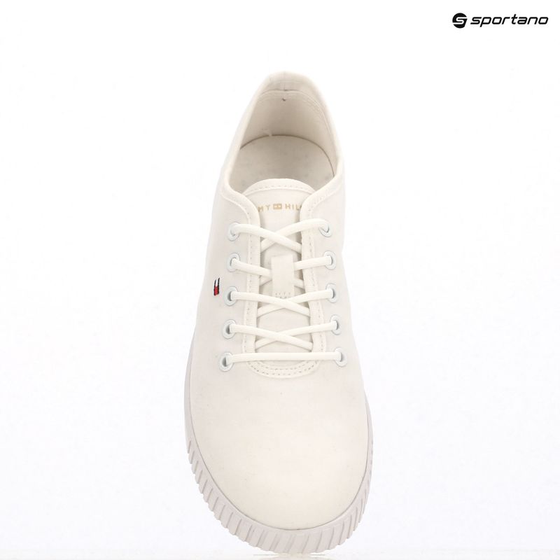 Trampki damskie  Tommy Hilfiger Canvas Lace Up white 9