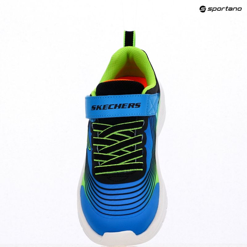 Buty dziecięce Skechers Microspec Advance blue/lime 9