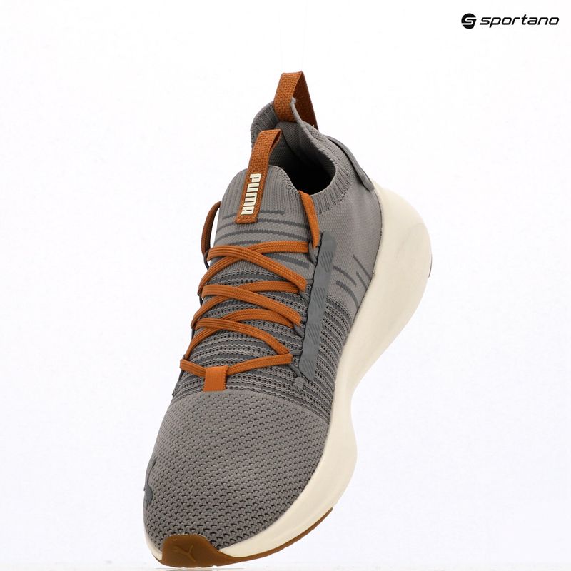 Buty do biegania PUMA Softride Symmetry Fuzion LS cool dark gray/warm white/brandy 11