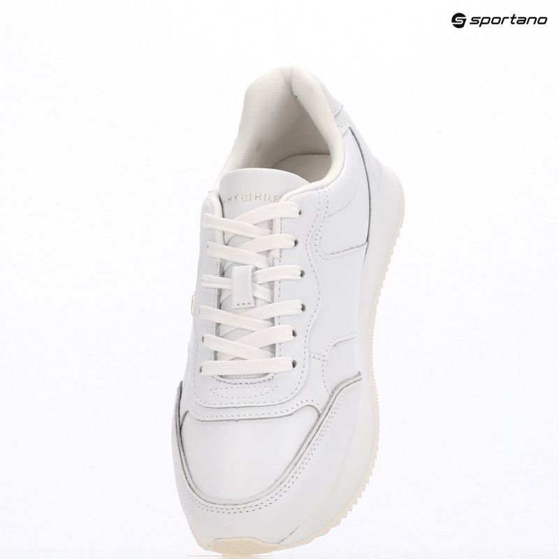 Buty damskie Tommy Hilfiger Leather Runner white 9