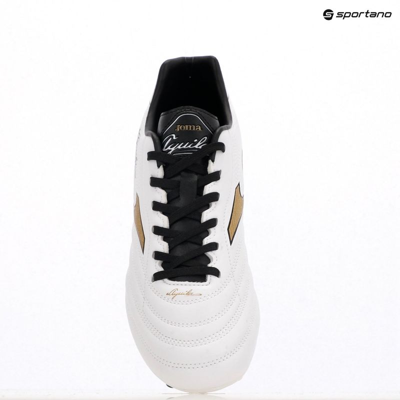 Buty piłkarskie męskie Joma Aguila FG white/gold 9