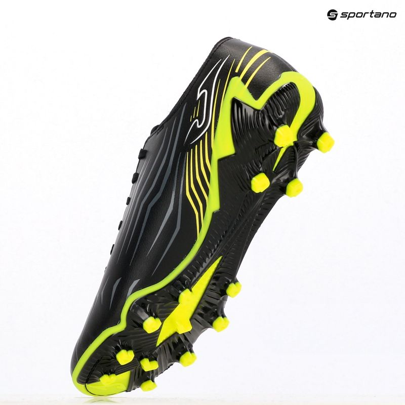 Buty piłkarskie męskie Joma Propulsion FG black/fluor yellow 9