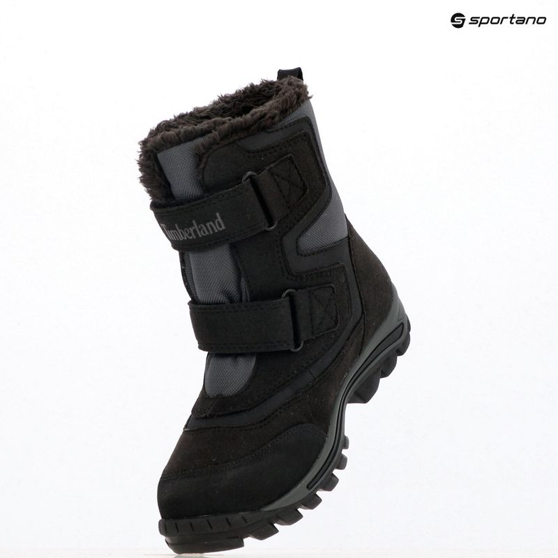 Śniegowce dziecięce Timberland Chillberg 2-Strap Gore-Tex jet black 10