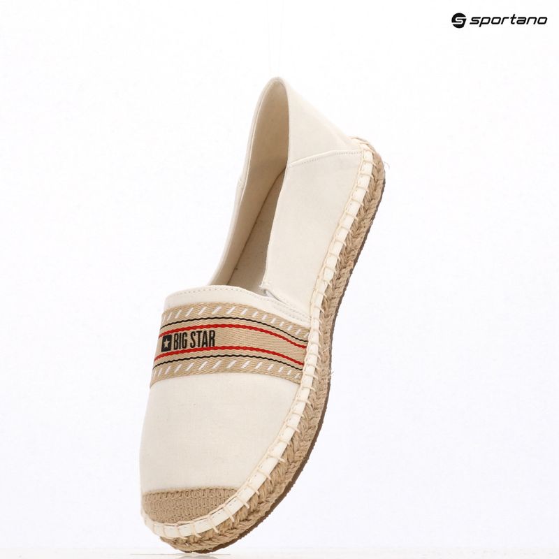 Espadryle damskie BIG STAR LL274893 biały 9