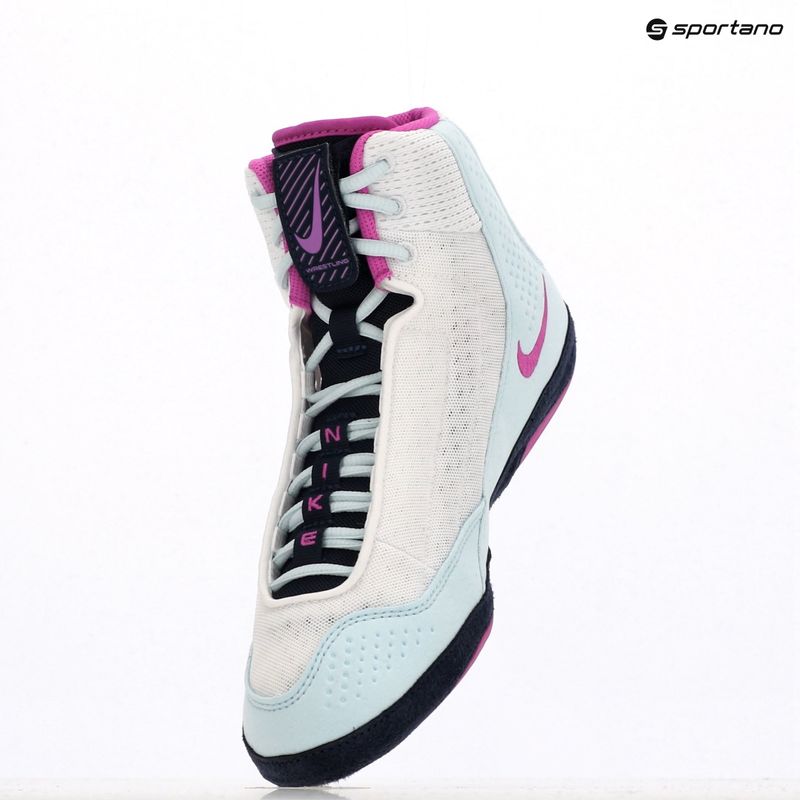 Buty zapaśnicze Nike Inflict 4 white/hyper violet/glacier blue/obsidian 9