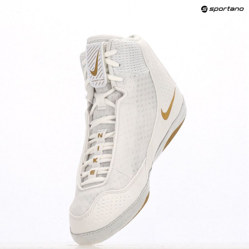 Buty zapaśnicze Nike Inflict 4 white/metalic gold/photon dust/black 9