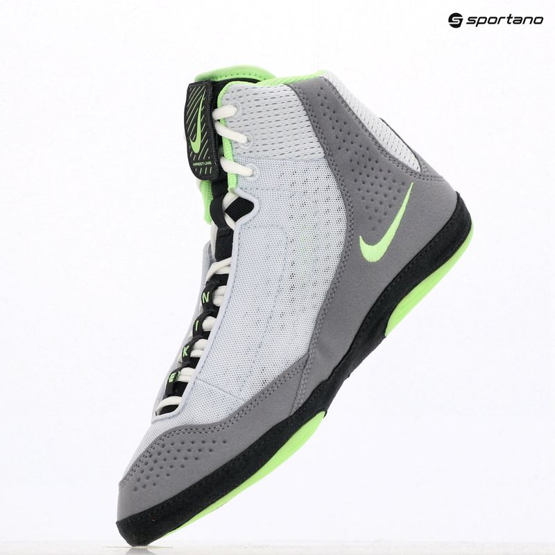 Buty zapaśnicze Nike Inflict 4 football grey/lime blast/anthracite/white 9