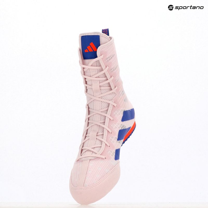 Buty bokserskie adidas Box Hog 4 almost pink/lucid blue/impact orange 20