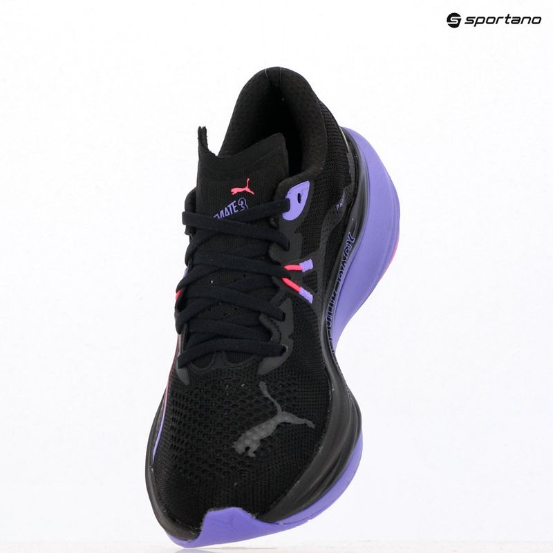 Buty do biegania damskie PUMA Deviate Nitro 3 Digitokyo puma black/fluro pink pes 9