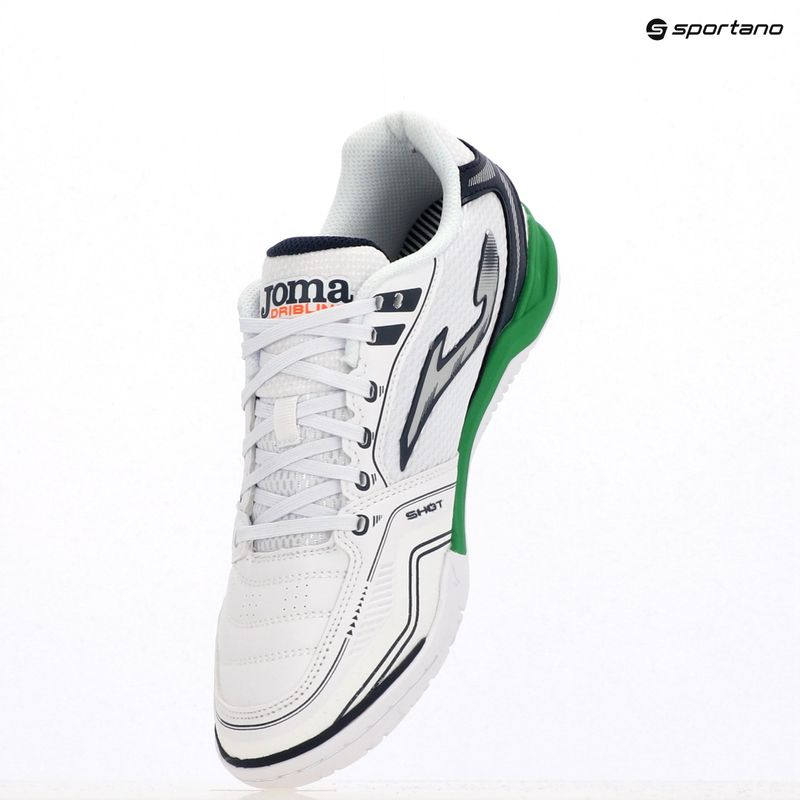 Buty piłkarskie męskie Joma Dribling IN white 11