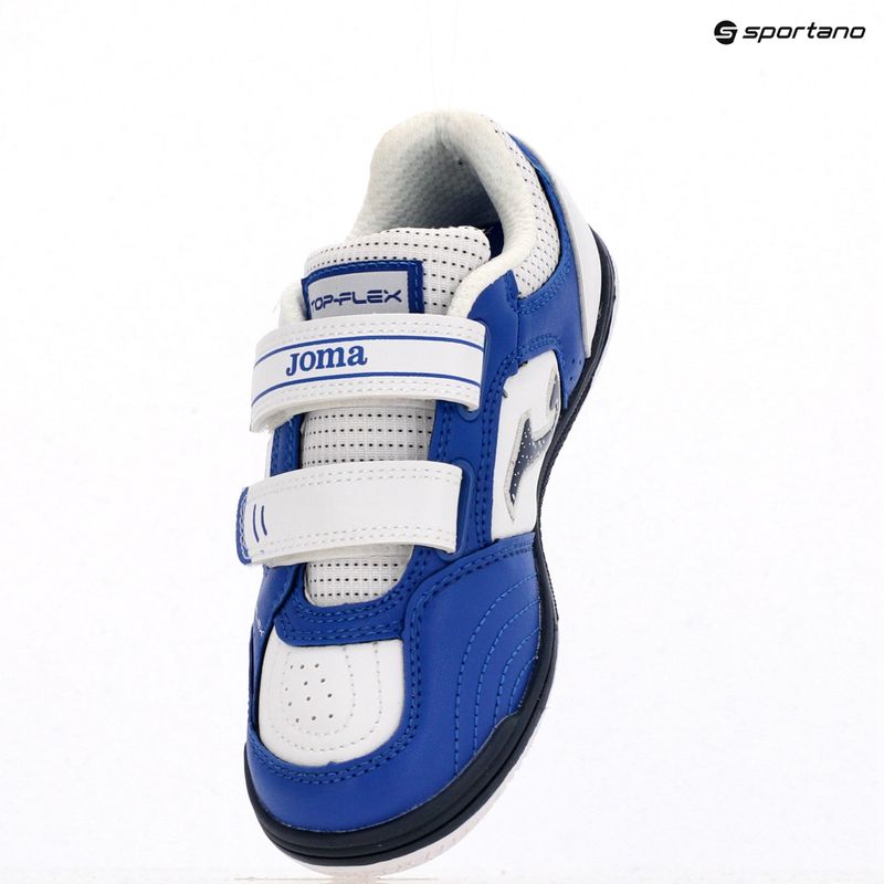 Buty piłkarskie dziecięce Joma Top Flex Jr IN royal blue/white 15