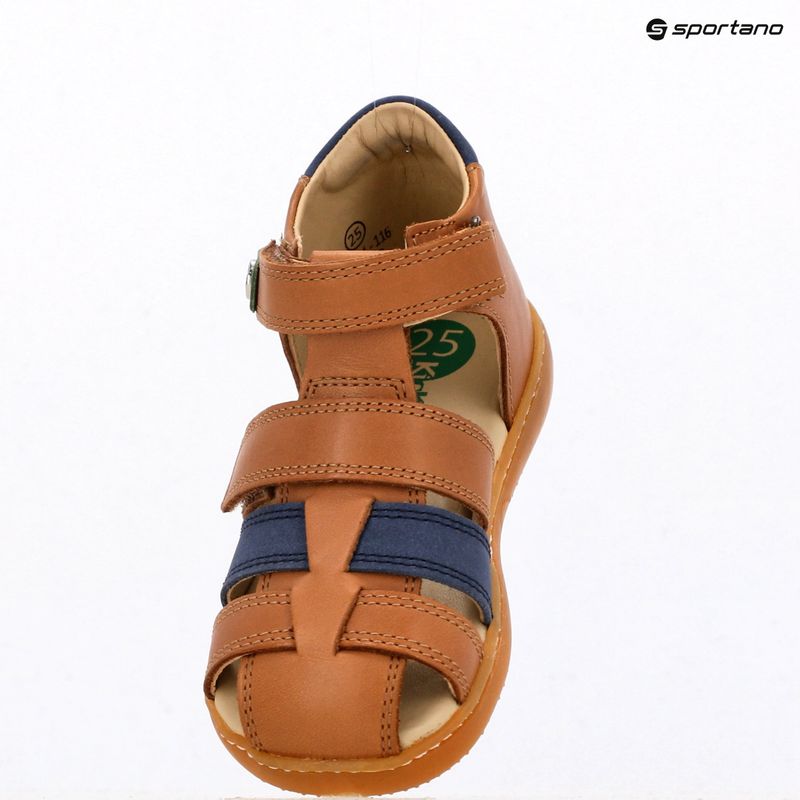 Sandały dziecięce Kickers Kick Pod camel/navy 9
