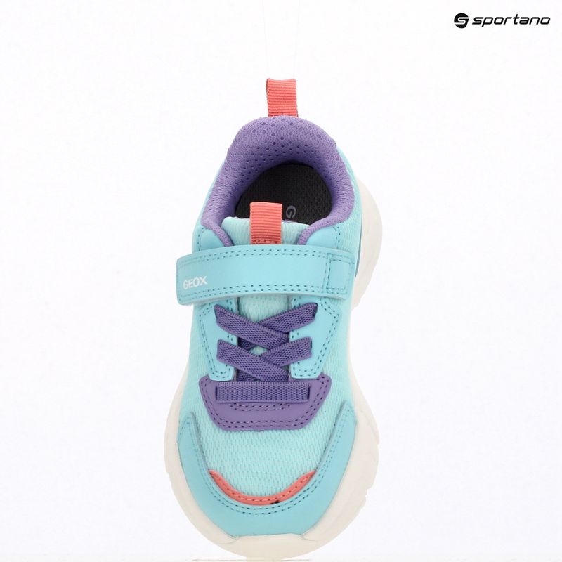 Buty dziecięce Geox Loftus sea green/lilac 17