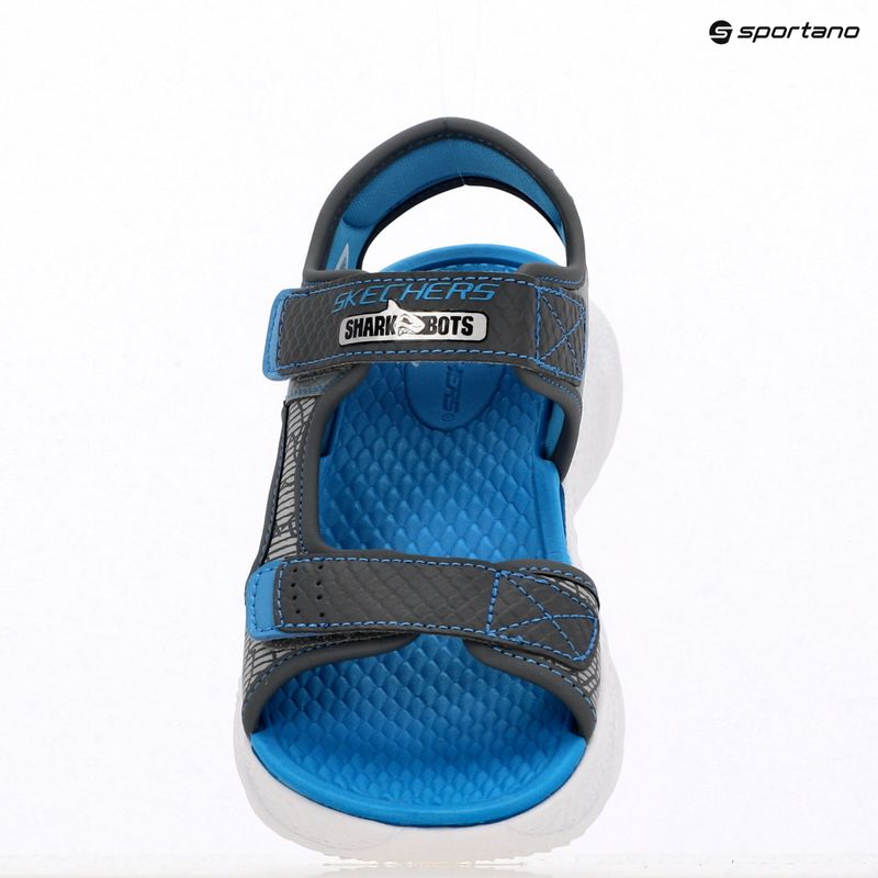 Sandały dziecięce SKECHERS S-Lights Creature Splash charcoal/blue 12