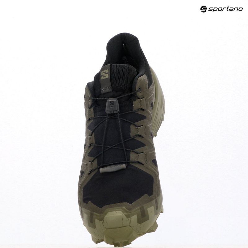 Buty do biegania męskie Salomon Speedcross 6 GTX black/peat/deep lichen green 12