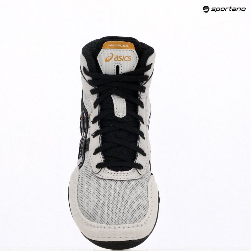 Buty zapaśnicze dziecięce ASICS Matflex 7 GS concrete/black 10