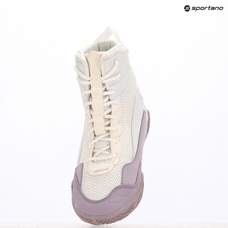Buty bokserskie Hayabusa Talon Boxing white/lavender 19