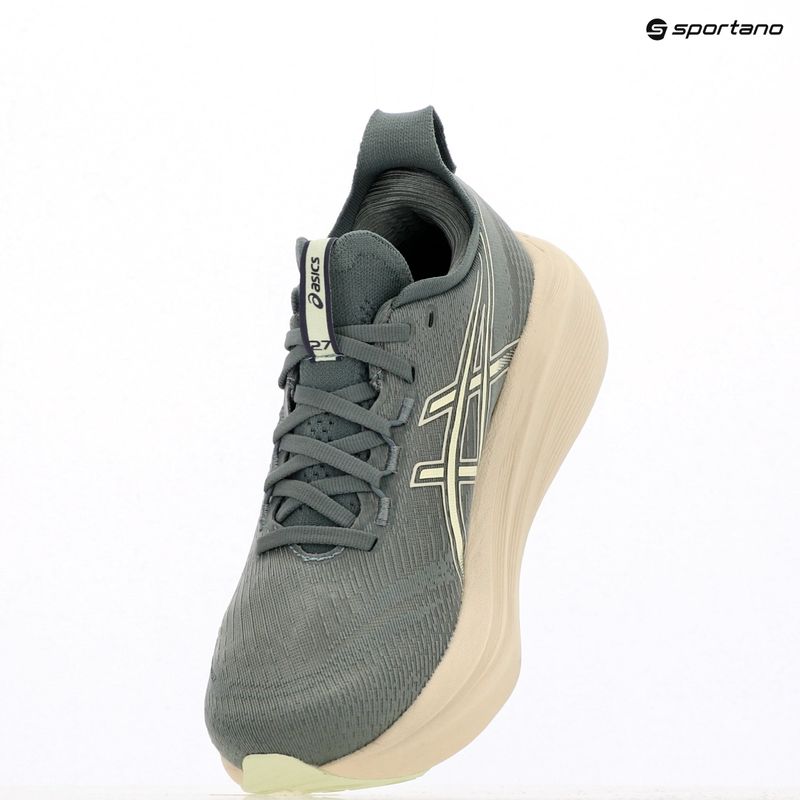 Buty do biegania damskie ASICS Gel-Nimbus 27 monument/blue/whisper green 9