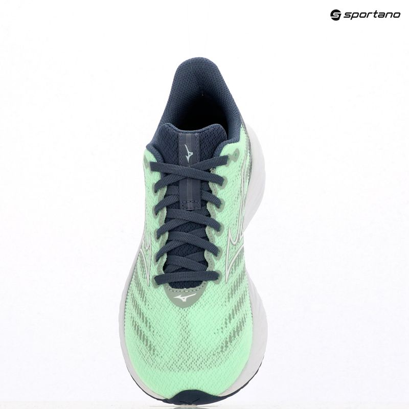 Buty do biegania dziecięce Mizuno Enerzy Rider Jr neo mint/white/vintage indigo 9