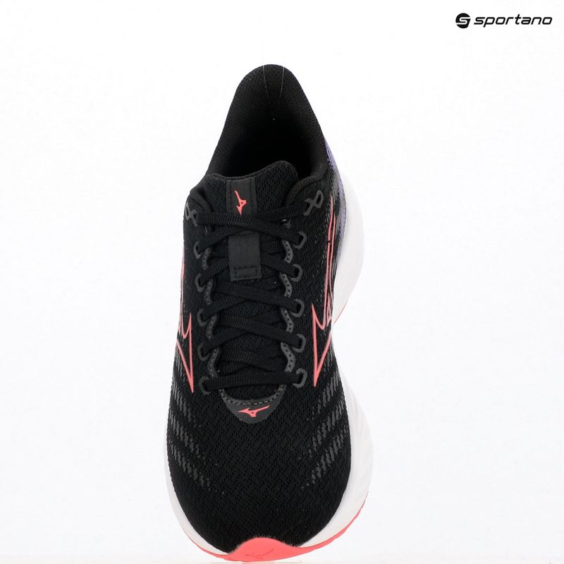 Buty do biegania dziecięce Mizuno Enerzy Rider Jr black/camelliarose/ paisleypurple 9