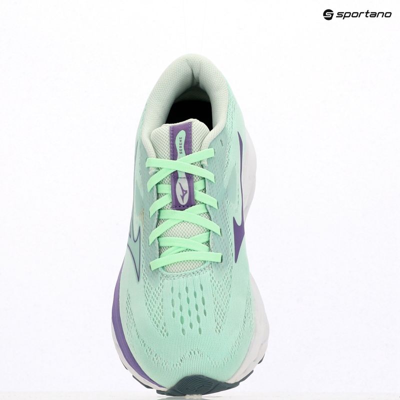 Buty do biegania damskie Mizuno Wave Serene neo mint/paisley purple/citadel 9