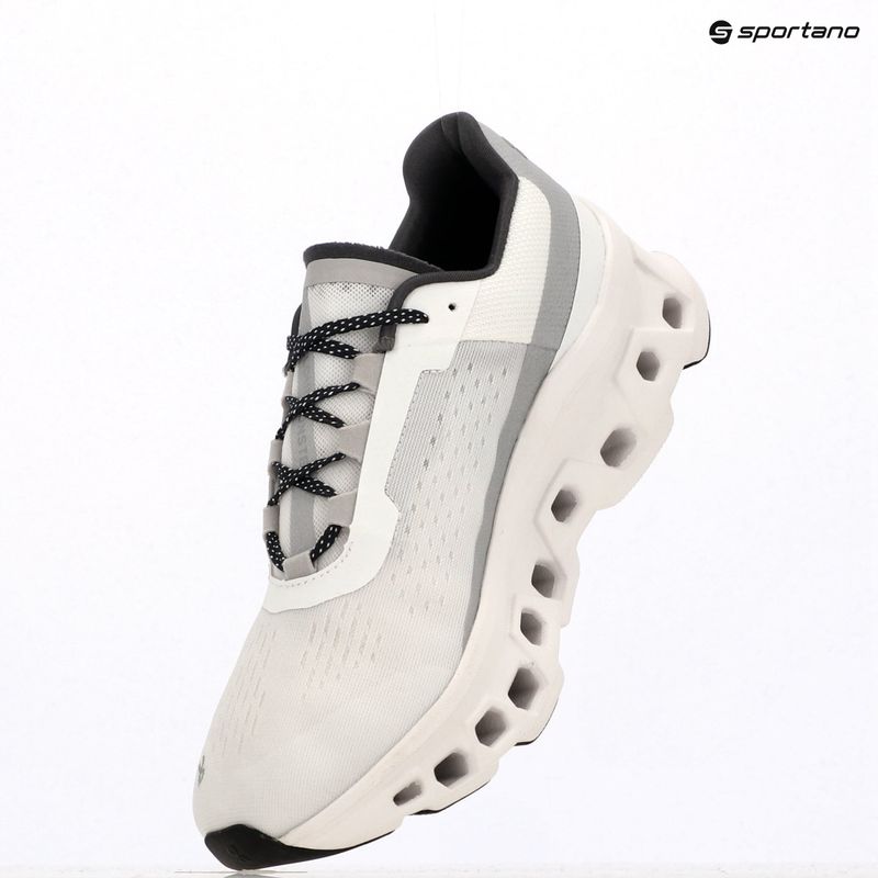 Buty do biegania męskie On Running Cloudmonster allwhite 9