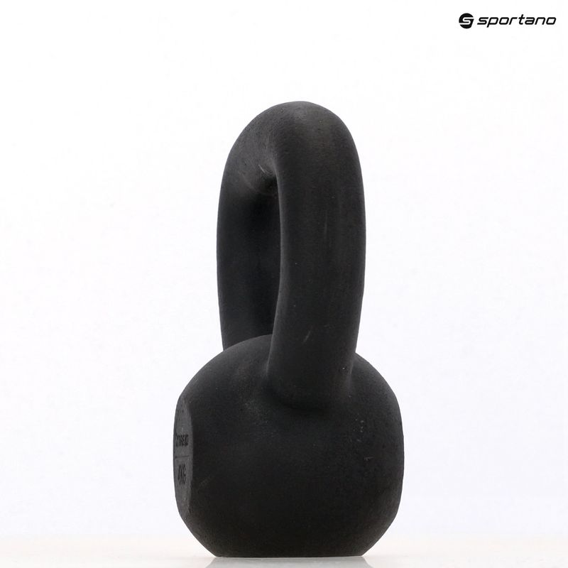 Kettlebell Żeliwny TREXO 4 kg czarny 8