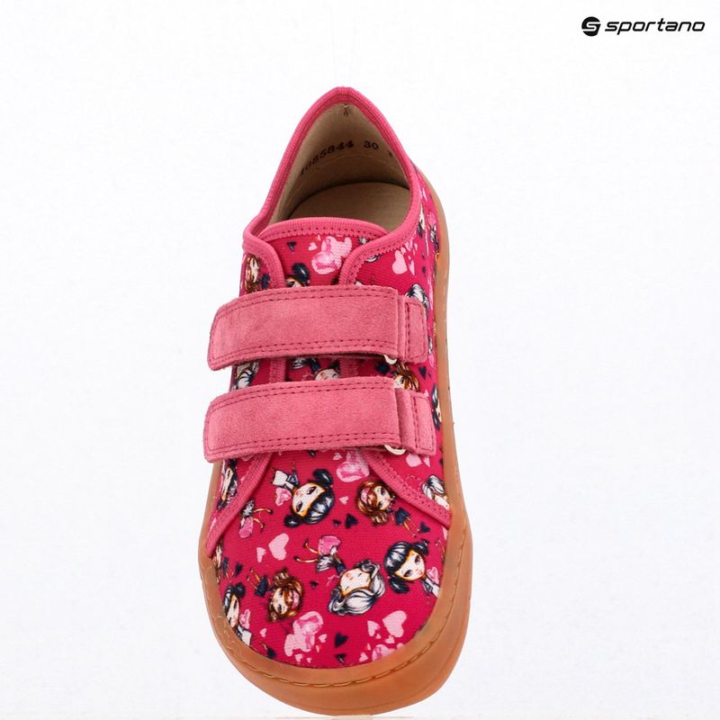 Buty barefoot dziecięce Froddo Canvas fuxia+ 15