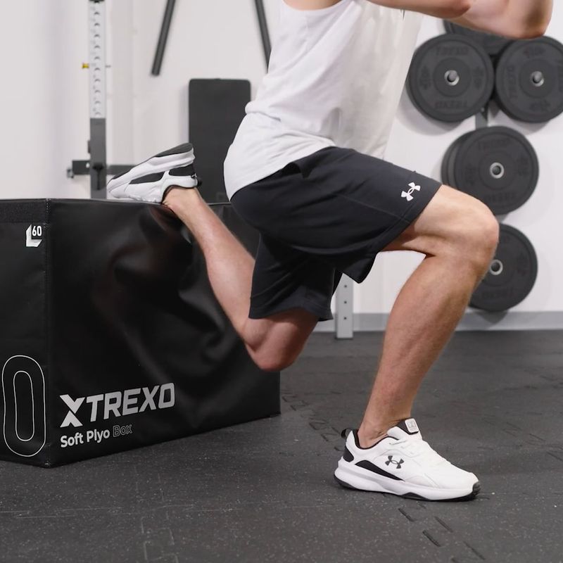 Skrzynia plyometryczna składana XTREXO 7,5 cm czarny 10