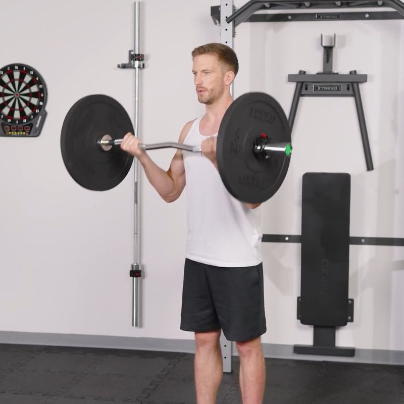 Obciążenie bumperowe olimpijskie TREXO TRX-BMP020 20 kg czarne 14