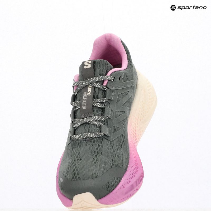Buty do biegania damskie Salomon Aero Glide 3 sedona sage/vanilla ice/cyclamen 7