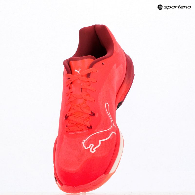 Buty do piłki ręcznej PUMA Vantage Nitro glowing red/puma white dark crimson/puma black 16