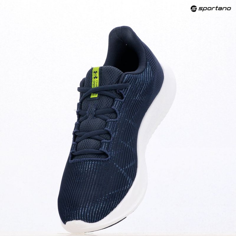 Buty do biegania męskie Under Armour Charged Speed Swift washed navy/black/high vis yellow 9