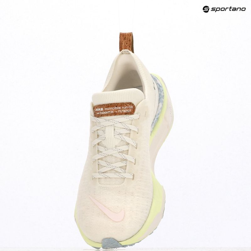 Buty do biegania damskie Nike Invincible 3 sail/pink foam/sail/football grey 9