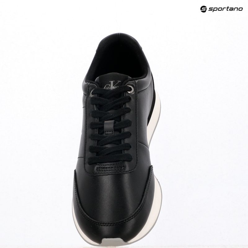 Buty damskie Calvin Klein YW0YW01942 Retro Runner Lace Up Leather MG black/formal gray 9