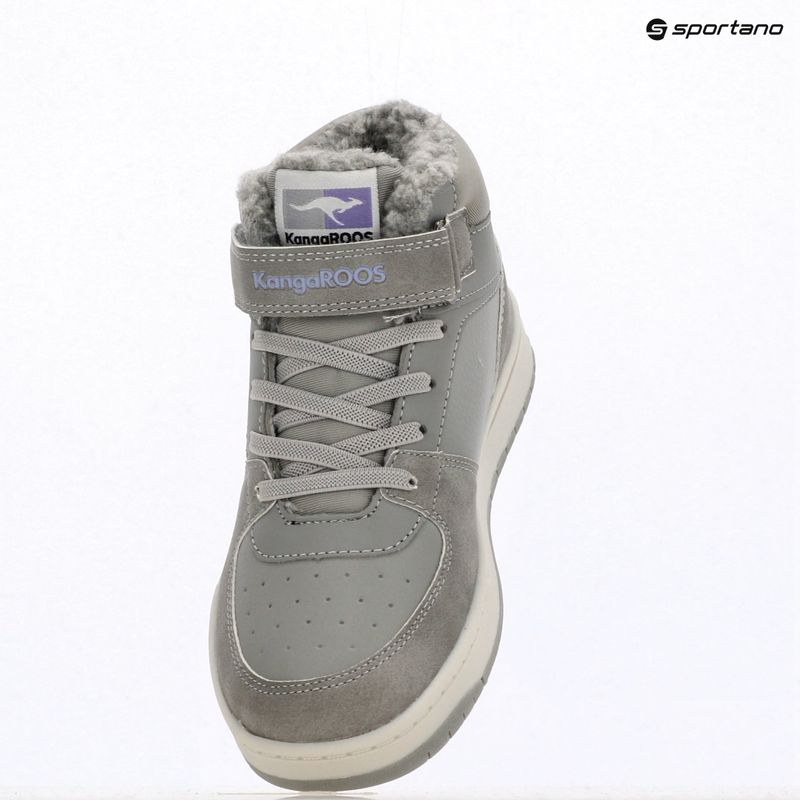 Buty dziecięce KangaROOS K-CP Bound Mid EV ultimate grey/lavendin 9