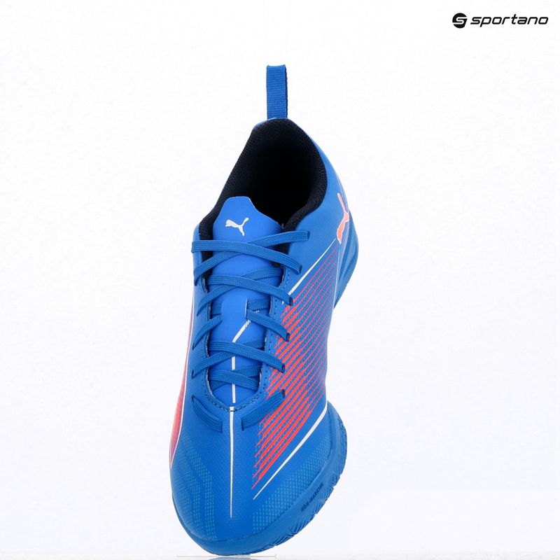 Buty piłkarskie dziecięce PUMA Ultra 6 Play It Jr ultra blue/puma white/glowing red 9