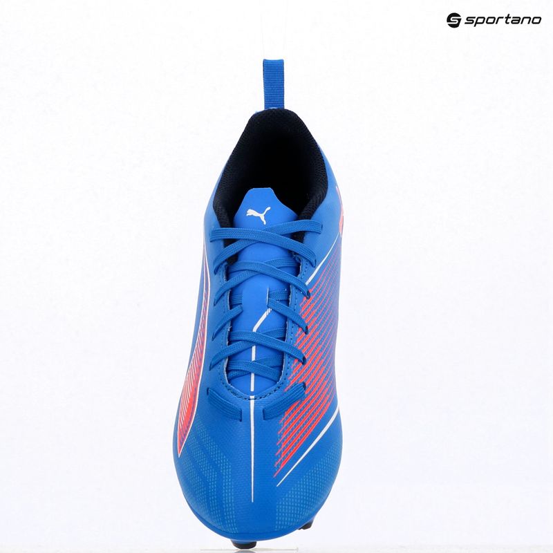 Buty piłkarskie dziecięce PUMA Ultra 6 Play FG/AG Jr ultra blue/puma white/glowing red 9