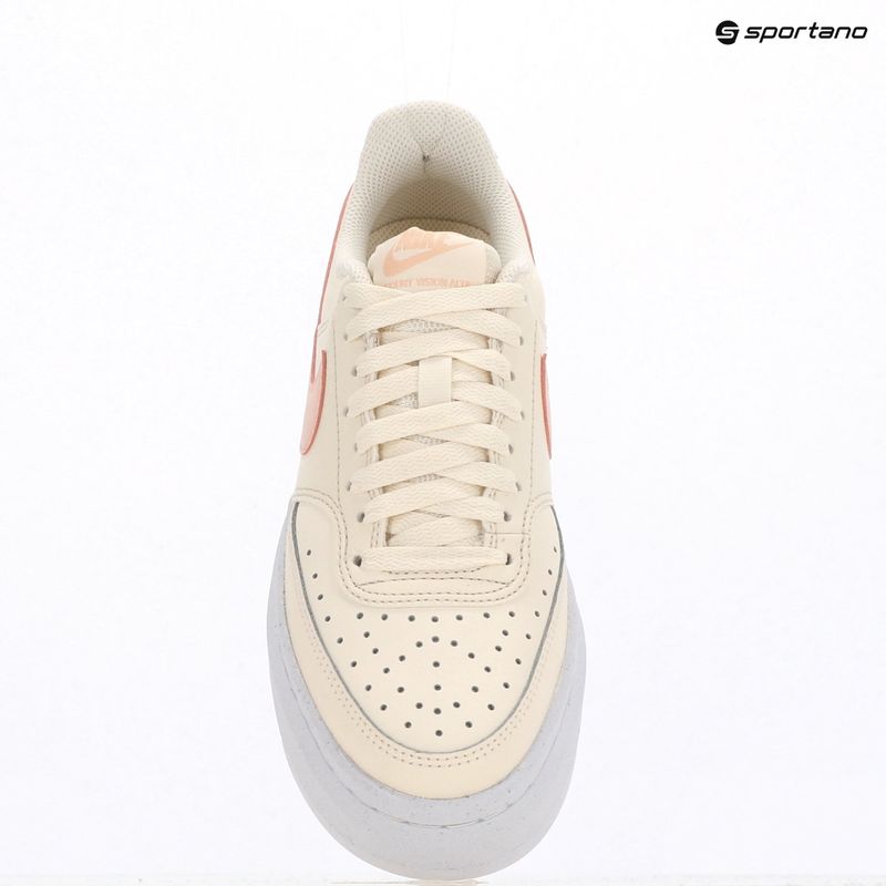 Buty damskie Nike Court Vision Alta pale ivory/washed coral/white 9