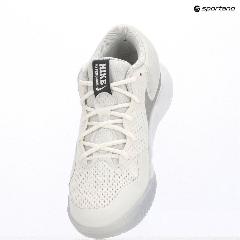 Buty do siatkówki damskie Nike Hyperquick Court Flight SE smmit white/metalic silver/pure platinum 18