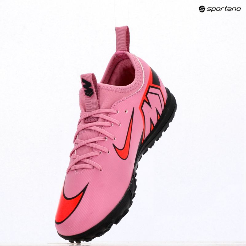 Buty piłkarskie dziecięce Nike Mercurial Vapor 16 Academy TF magic flamingo/black/total crimson 9
