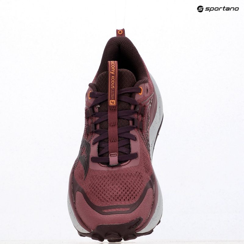 Buty do biegania damskie Saucony Xodus Ultra 4 terra/wine 16