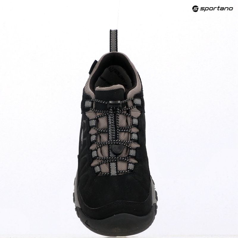 Buty trekkingowe dziecięce KEEN Targhee IV Low Waterproof black/steel grey 9