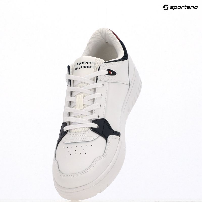 Buty męskie Tommy Hilfiger Basket Core Lite Lth Mix white 9