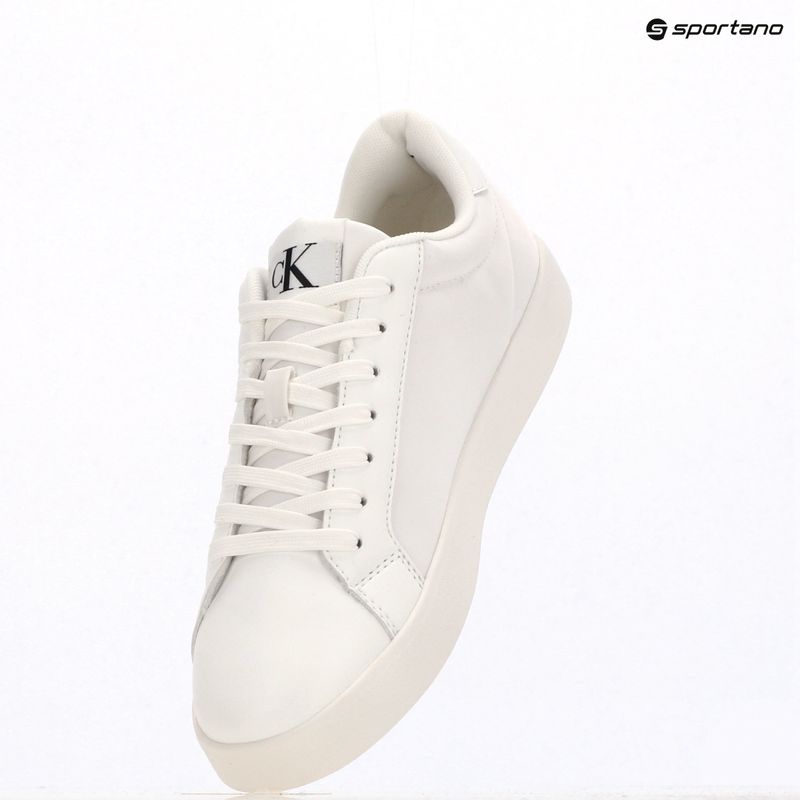Buty damskie Calvin Klein YW0YW01781 3 Cupsole Laceup PU MG bright white 9