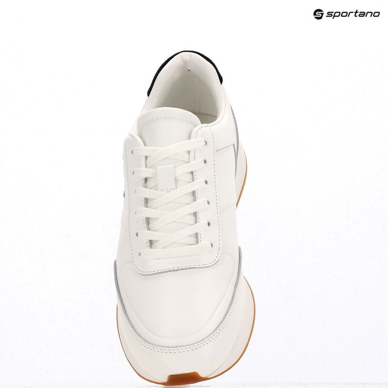 Buty męskie Calvin Klein YM0YM01381 Retro Runner Leather Tape bright white/black/gum 9