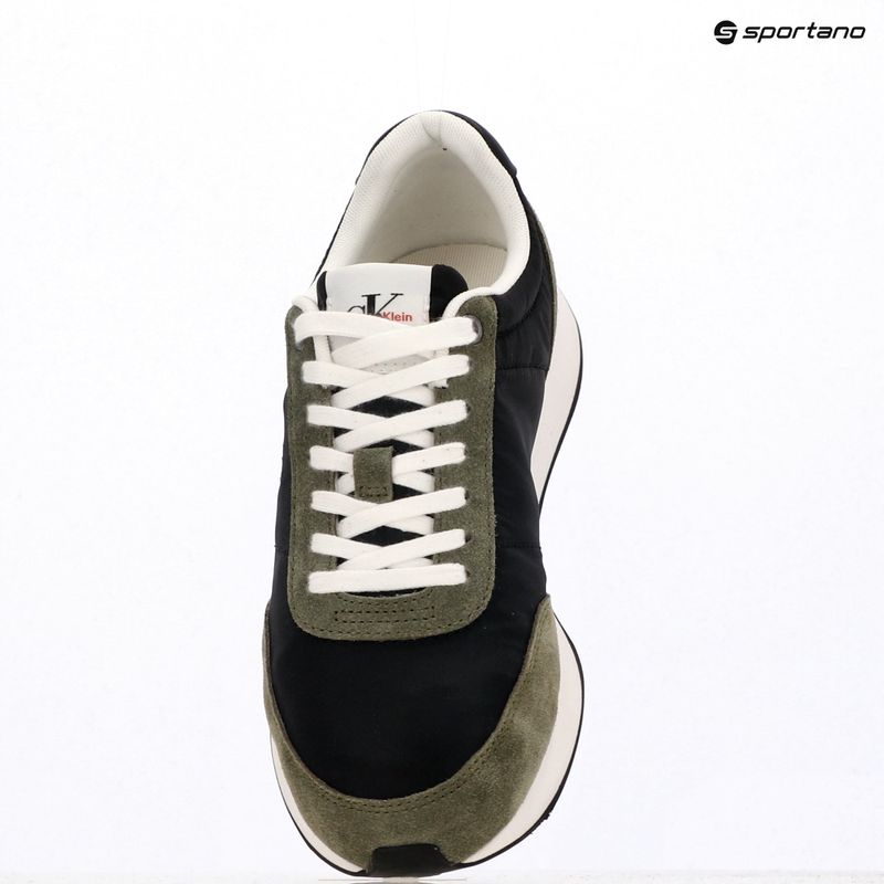 Buty męskie Calvin Klein YM0YM01361 Retro Runner Essential MIX MAT black/capers/bright white 9