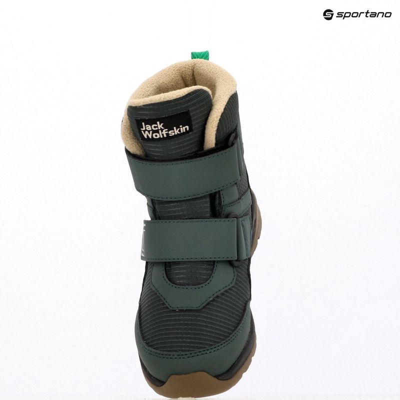 Buty dziecięce Jack Wolfskin Polar Bear-B Texapore Mid Vc mystic green 11