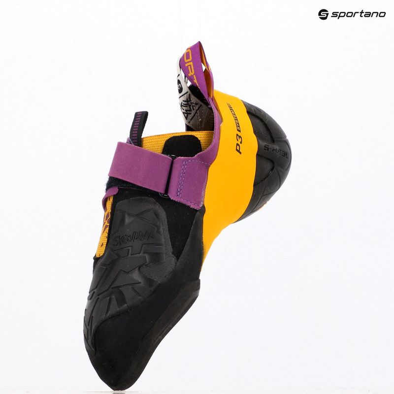 Buty wspinaczkowe męskie La Sportiva Skwama purple/yellow 9