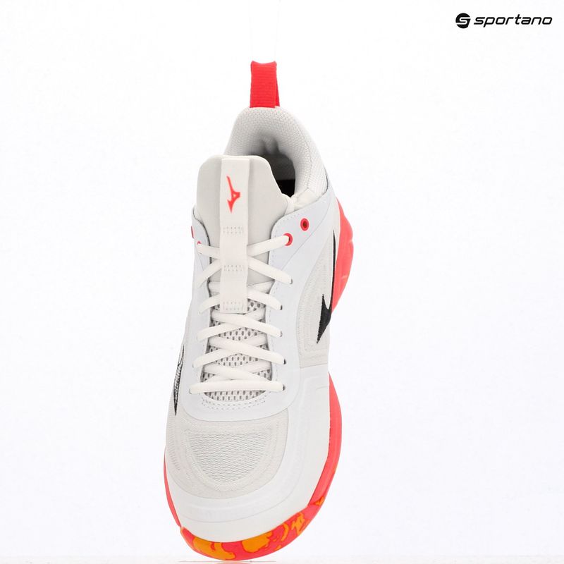 Buty do siatkówki Mizuno Wave Luminous 3 white/fiery coral 2/citrus 15